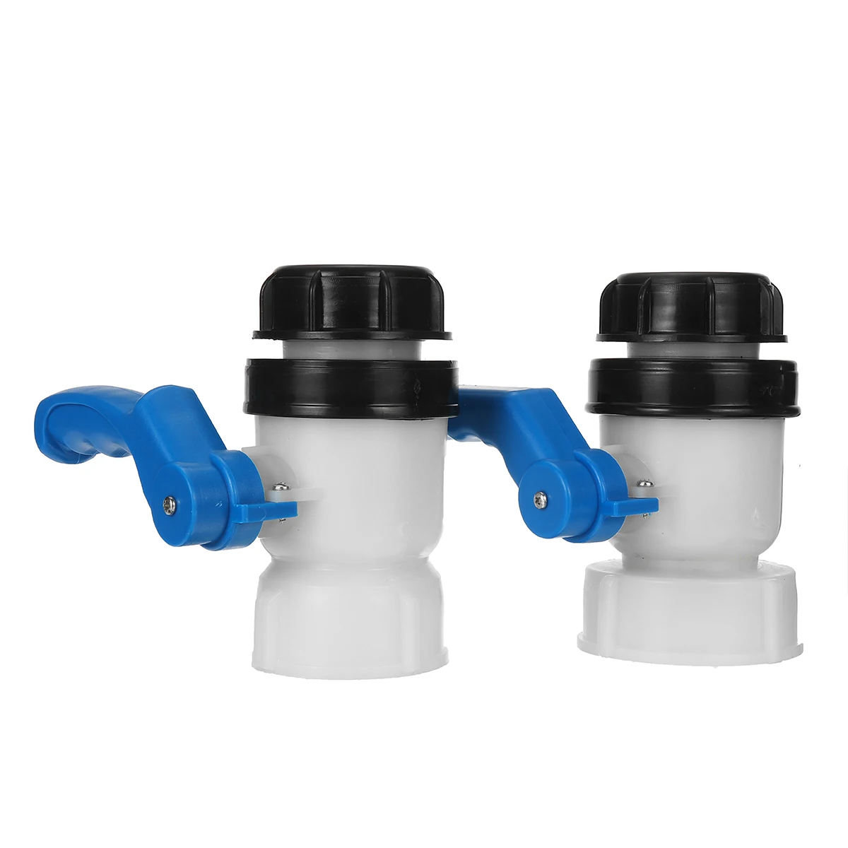 

2Types 75/62mm Replacement IBC Tank Butterfly Valve Tap Water Container Mauser Connector Fittings Coarse Thread Drain Container