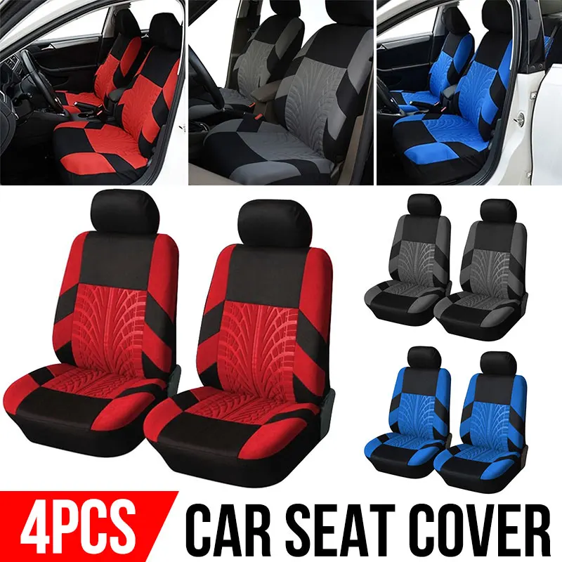 4 шт. 2 seaters Чехлы для автомобильных сидений набор универсальных подушек с
