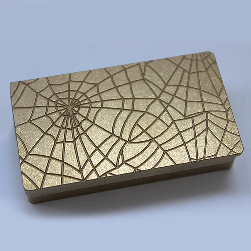 Паук Паутина латунь коробок EDC Инструмент аксессуары Медь спичечный Стик коробка