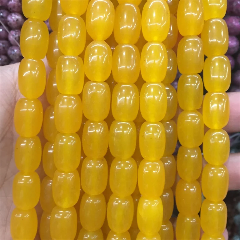 

Бусина из натурального камня темно-желтого цвета для мусульманской молитвы, размер 10*14 мм