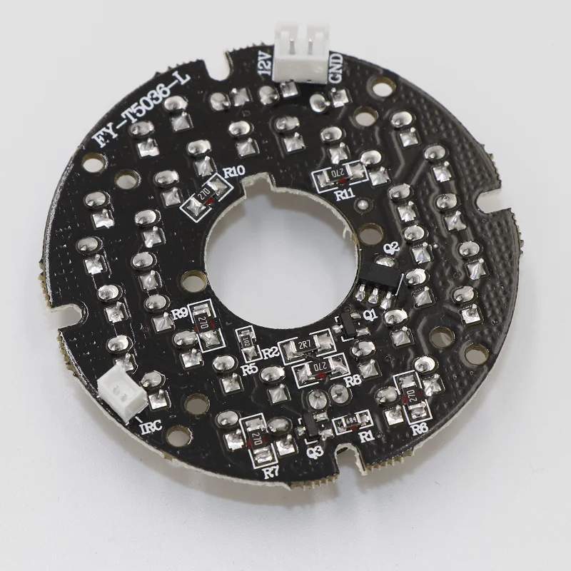 Инфракрассветильник светодиодная плата для камер видеонаблюдения 80 градусов 36