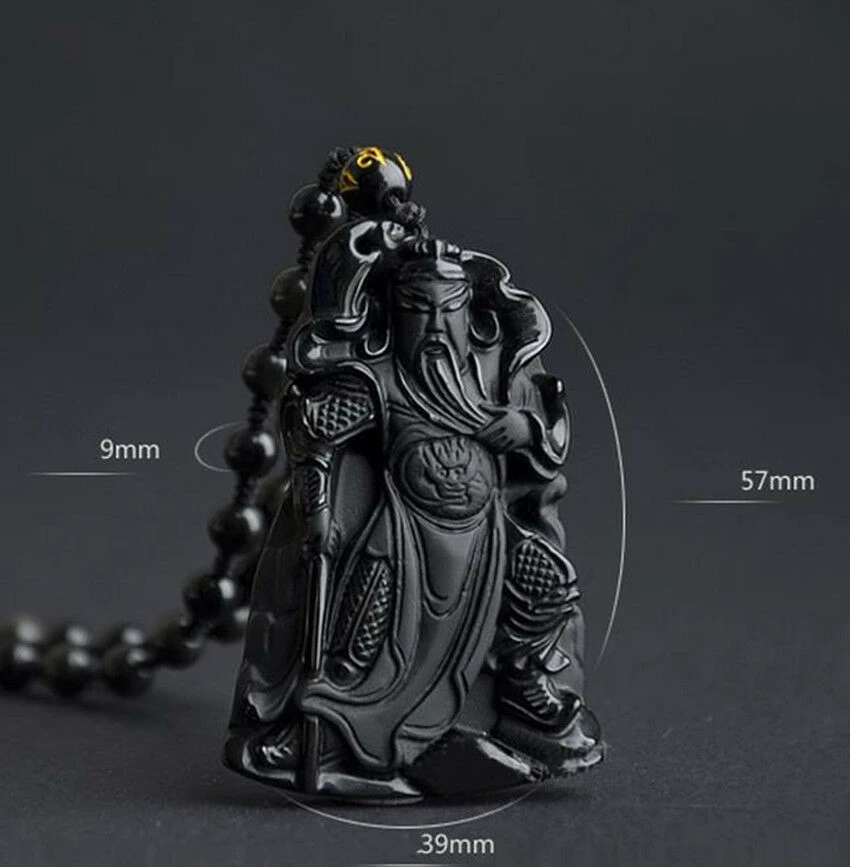 Подвеска из натурального Обсидианового камня подвеска обсидиана гуану на удачу