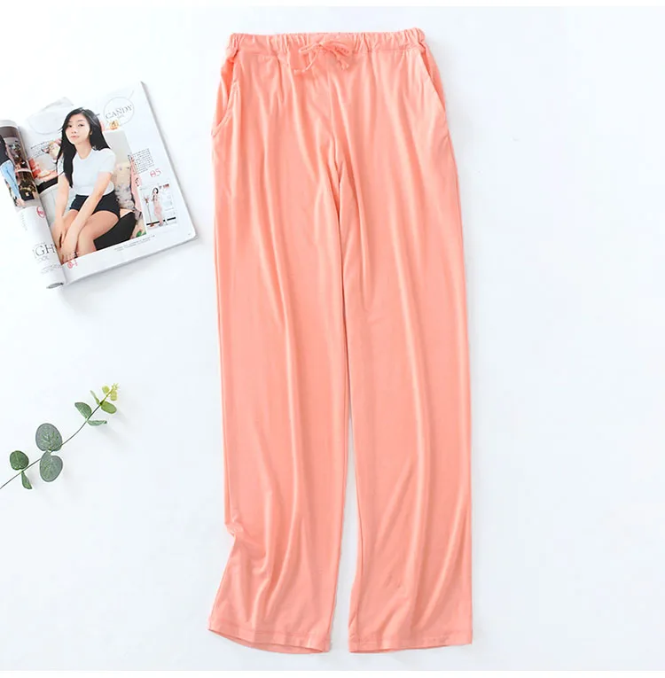Брюки женские тонкие из модала летняя Пижама домашние штаны свободного кроя