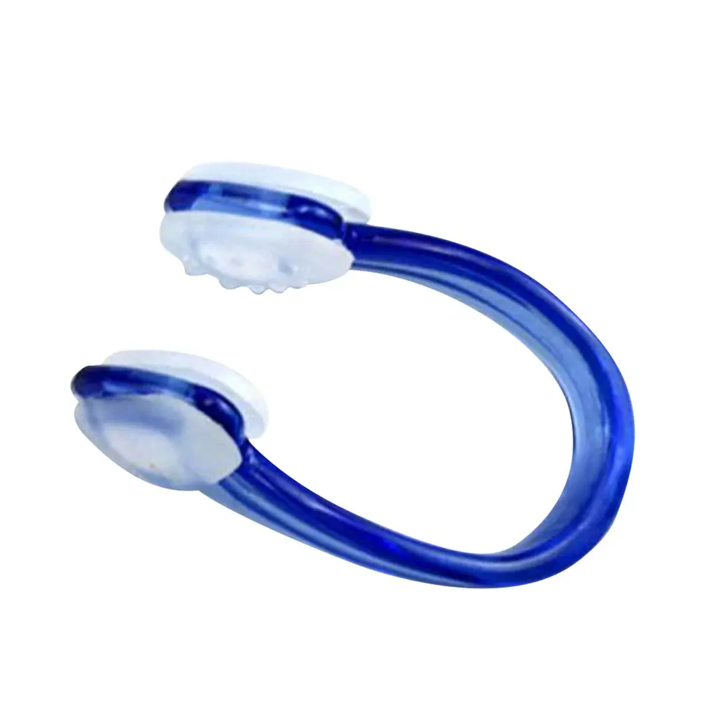 

1 PCS Swimming Soft Silicone Nose Clip Ear Plugs Set Swimmer Unisex Nose Clip Earbuds Set Small Size Waterproof For Kids Adults
