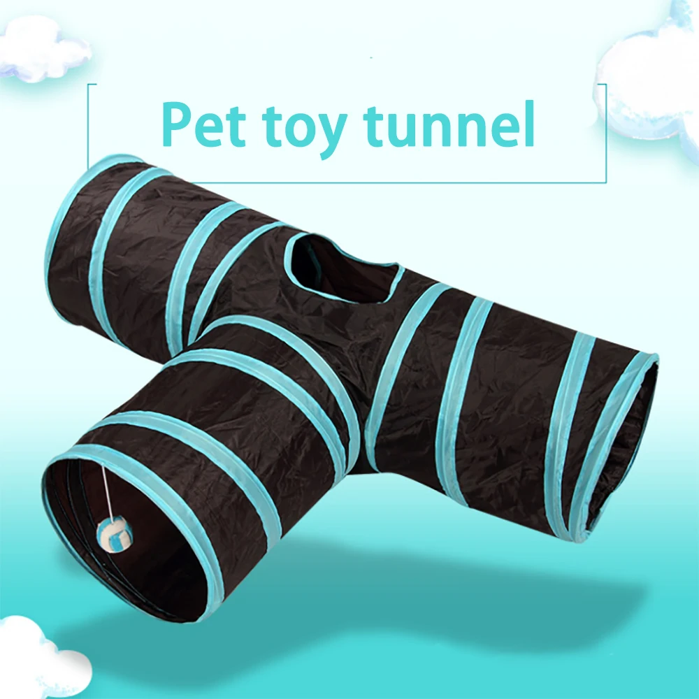 

Indoor Collapsible Cat Tunnel Tube Cat Pet Toys Peek Hole Toy Puppy Kitty Kitten Rabbit Toy Pet Toy Tunnel Pet Interactive Toys
