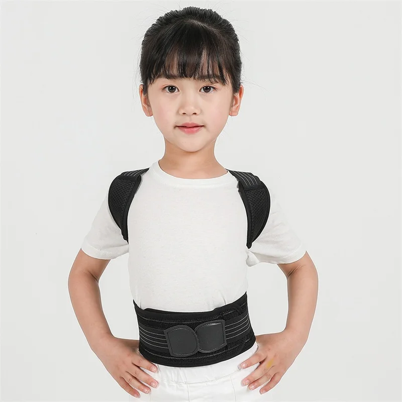 Детский поддерживающий пояс для спины Корректор осанки плеч и позвоночника с 2