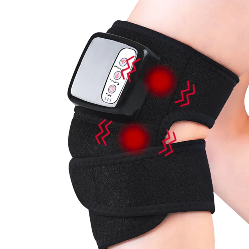 Harga Bantalan Lutut Elektrik Pemijat Arthritis Penyokong Lutut Getaran Multifungsi Pemanas Inframerah Untuk Meredakan Nyeri Sendi