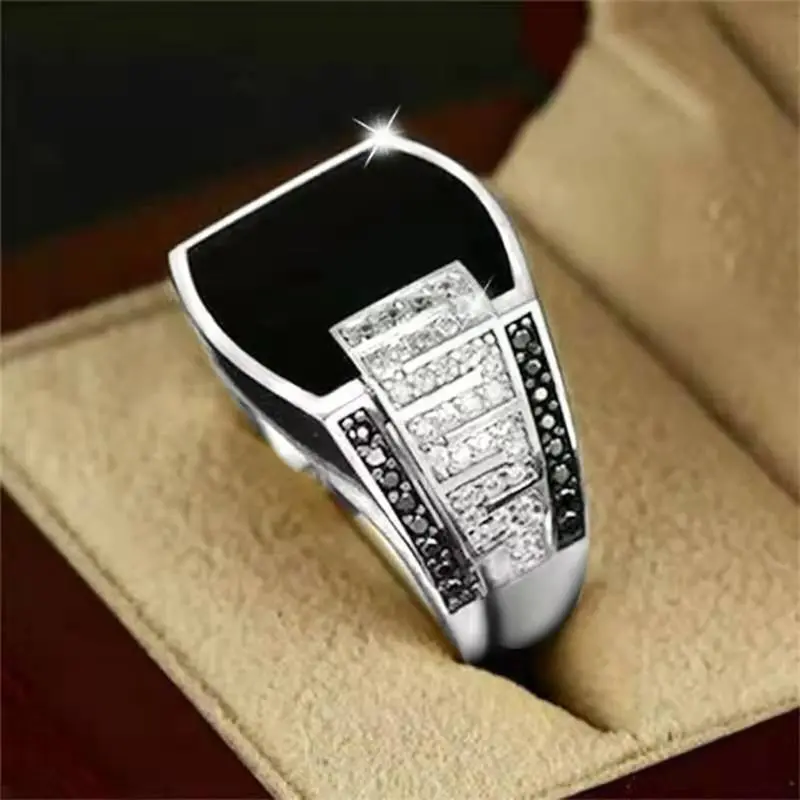 

Vintage Irregular Men's Ring Jewelry Accessories Wedding Gifts 2021 New Arrivals Promise Rings for Men Luxury Brand Finger Rings