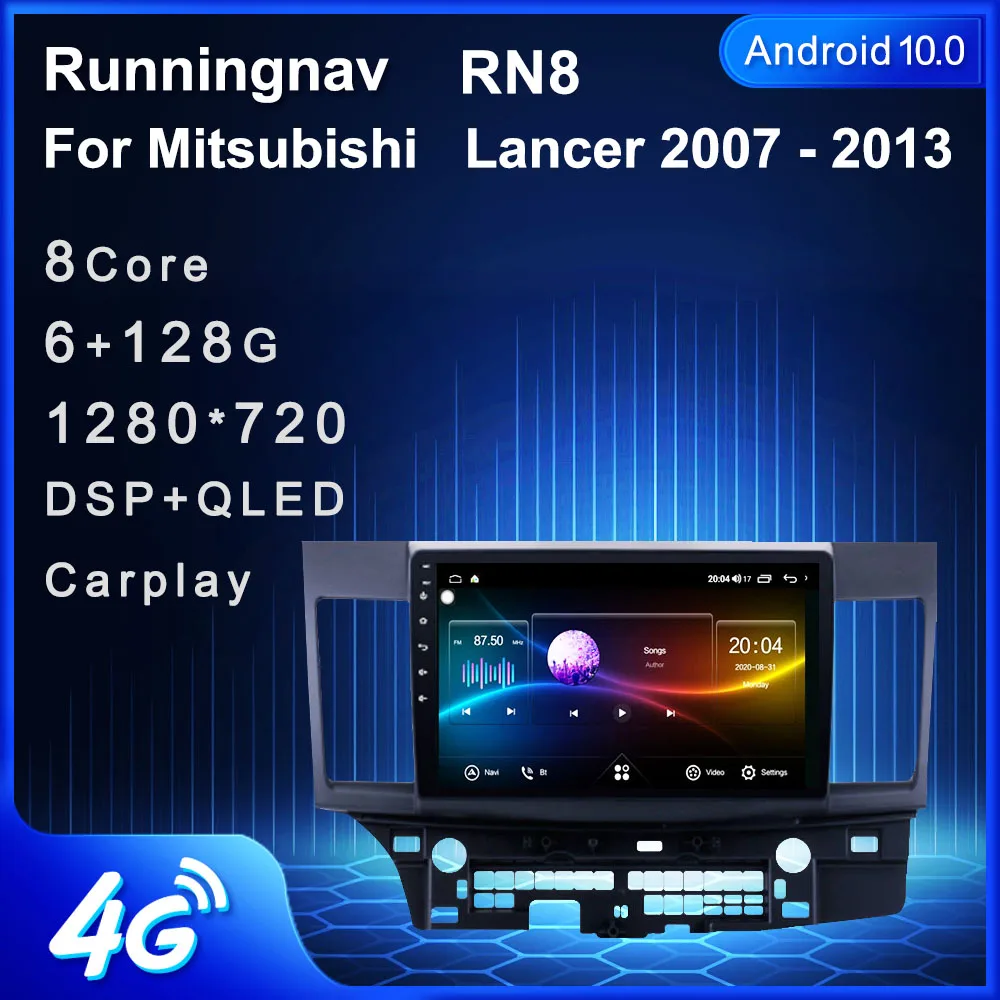 4G LTE Android 10 1 для Mitsubishi Lancer ex 2008 2009 2010 2011 2015 мультимедийный стерео автомобильный DVD