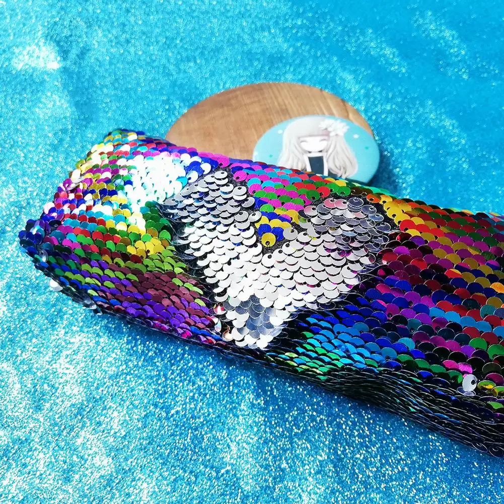 New Super Pencil Case sequin stationery pencil case European and American fish storage bag Ladies | Канцтовары для офиса и