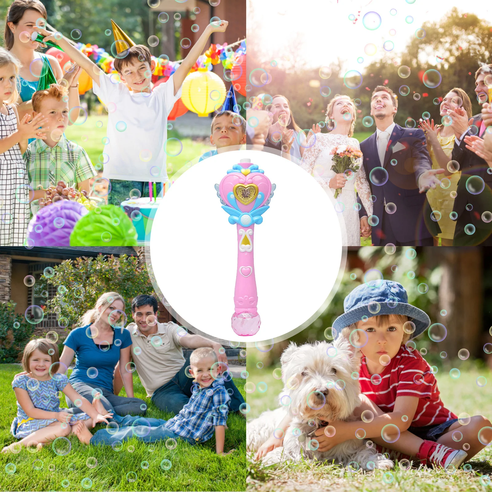 Детская волшебная палочка для вечеринки аппарат водяных пузырей
