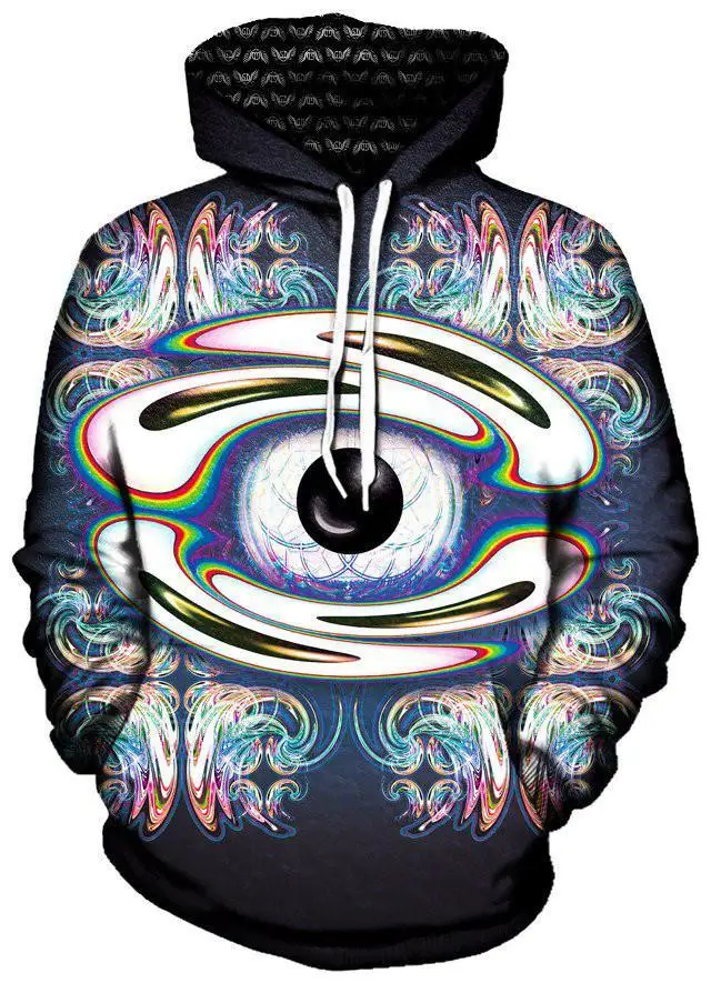 

Eye Hip Hop UNISEX HOODIE Printed 3D Hooded Unique Plus Size 5XL Sweatshirts