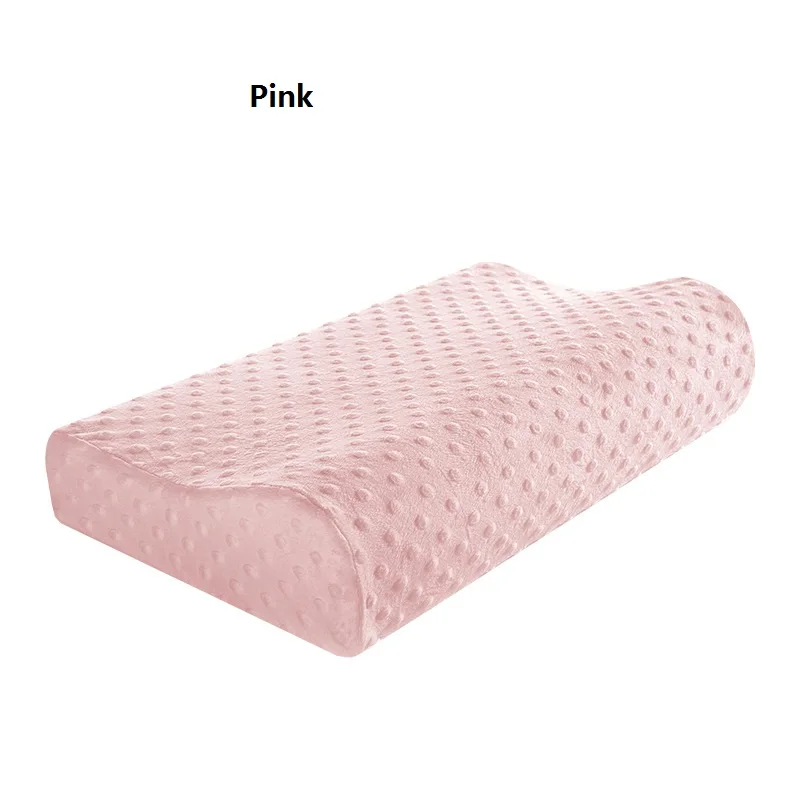 Comprar Almohada Ortopédica De Espuma Viscoelástica Para Cama, Cojín De Maternidad Con Forma De Rebote Lento Para El Dolor De Cuello Y Protección De Pilloecase