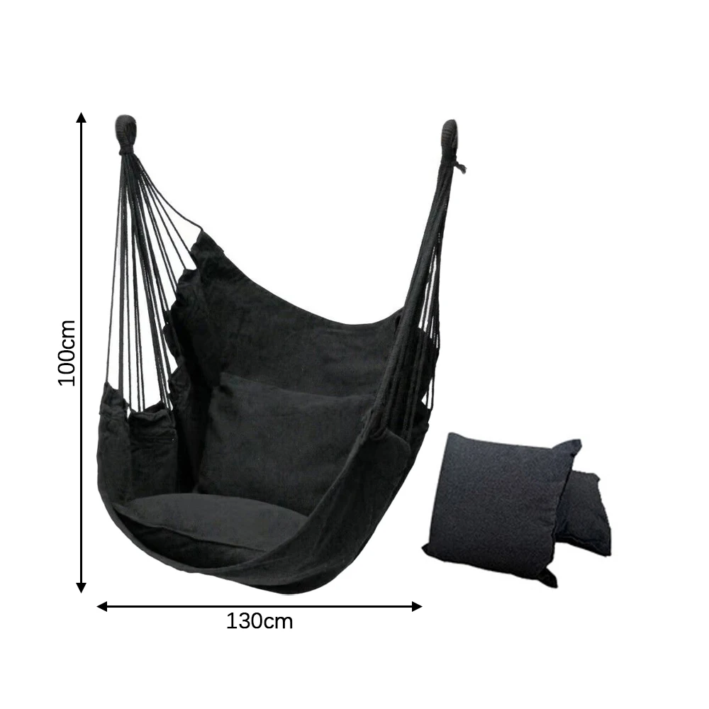 

Hammock Portable Home Bedroom Bed Lazy Swing Outdoor Camping Swing Chair Canvas Bed for Travel Garden Courtyard