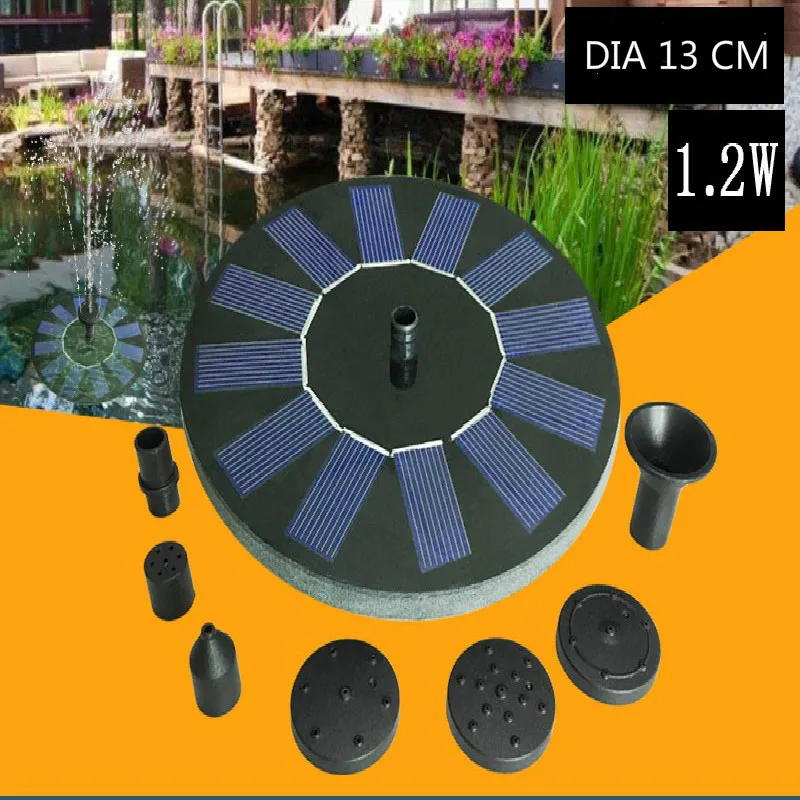 Мини фонтан на солнечных батареях для воды бассейн плавающий пруду ванны с