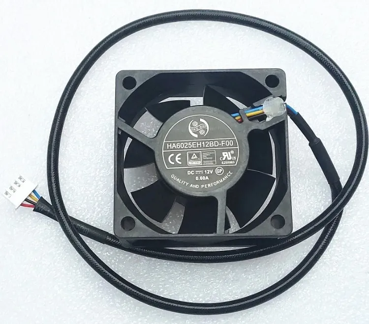 60 мм 6 см ШИМ Вентилятор охлаждения процессора 4P HA6025EH12BD 60X60X25mm двойной шариковый