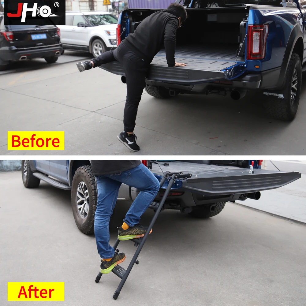 Лестница для грузовика JHO 2015 2020 Ford F150 Raptor 2016 2017 2019 2018 складная задняя дверь