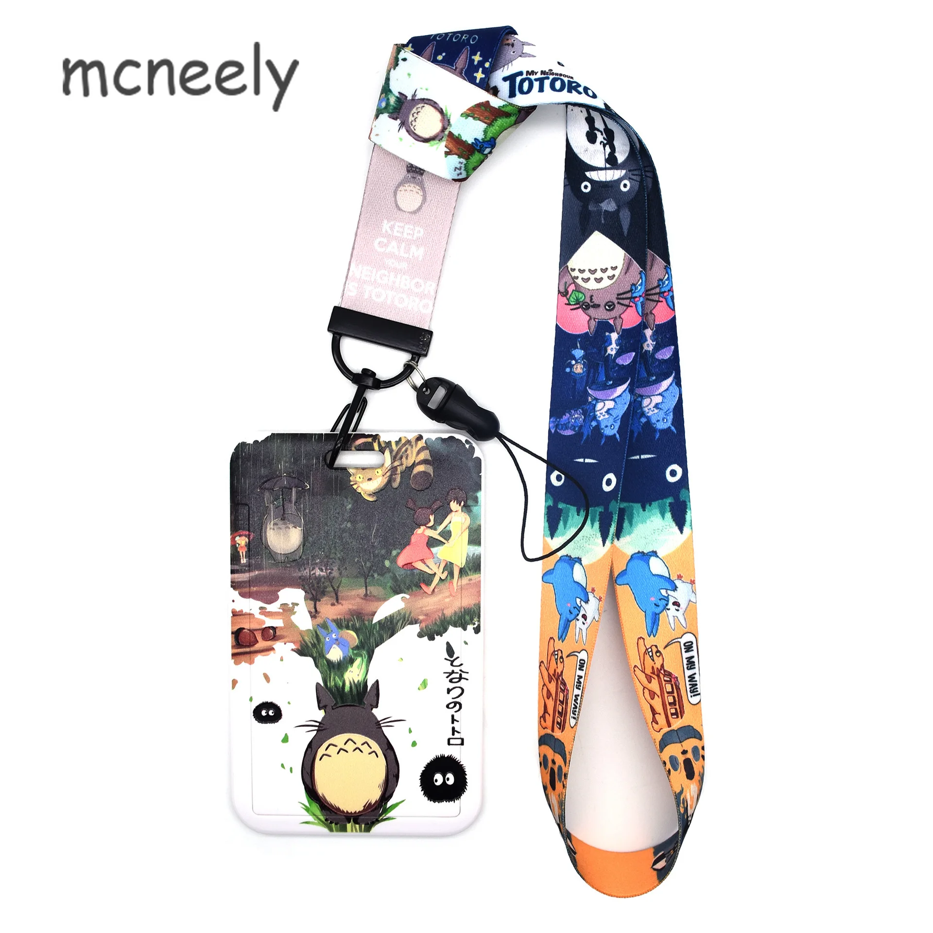 

Чехол TOTORO для удостоверения личности, кредитной карточки, шнурок для студенческого автобуса, чехол для визиток ребенка, бейдж для двери, Обл...