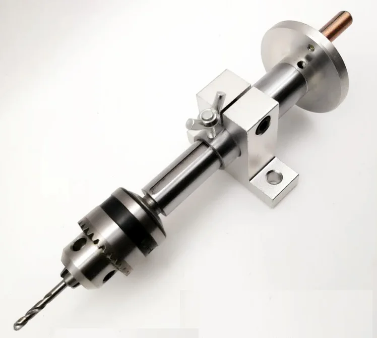 DIY токарный станок Задняя бабка цветок сливы сверлильный патрон наперсток машина