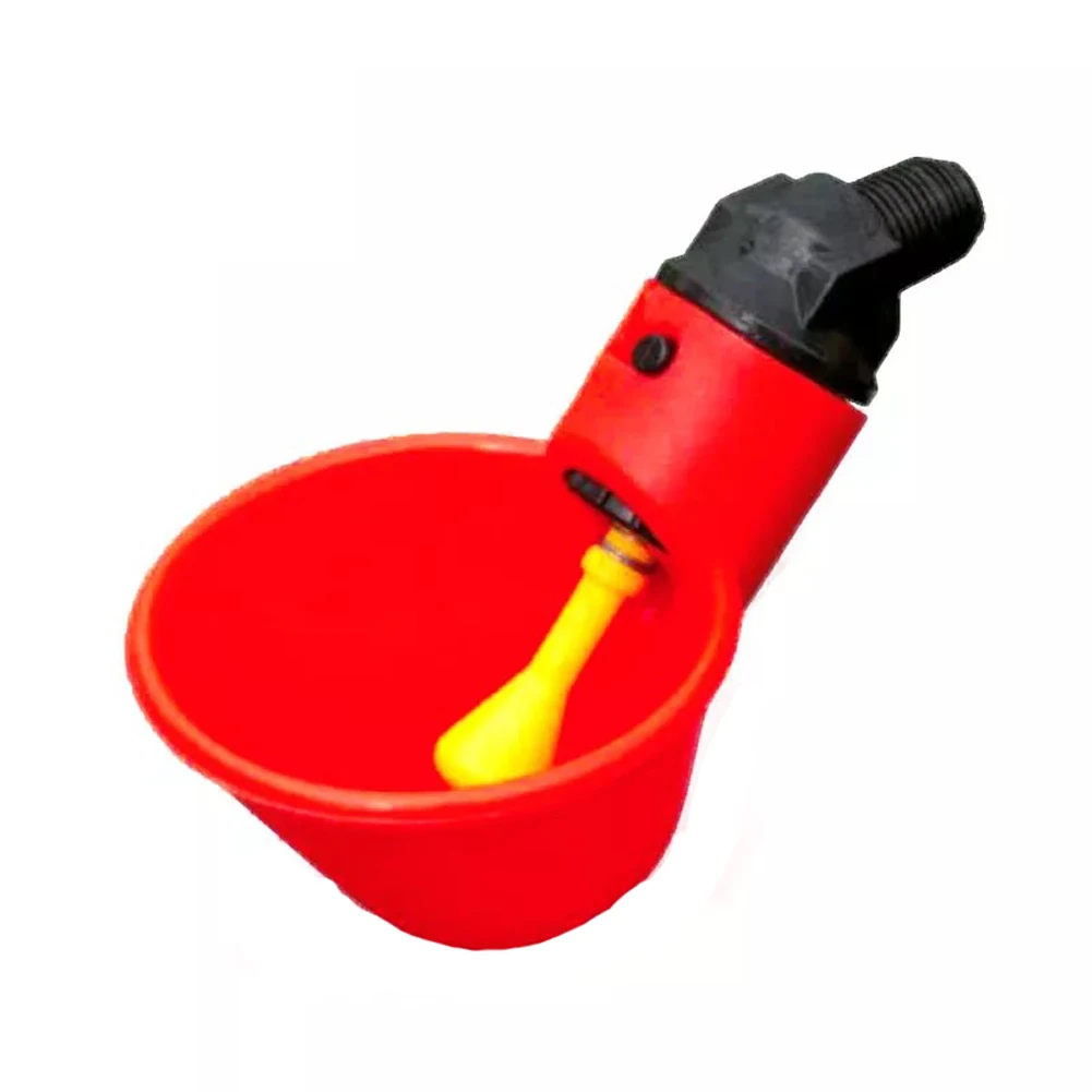 drinking bowl Автоматическая чашка для питья курицы поилка кормушка для цыплят пластиковая чашка для питья птицы легко установить винты товары для птицы 1 шт - Цвет: drinking bowl