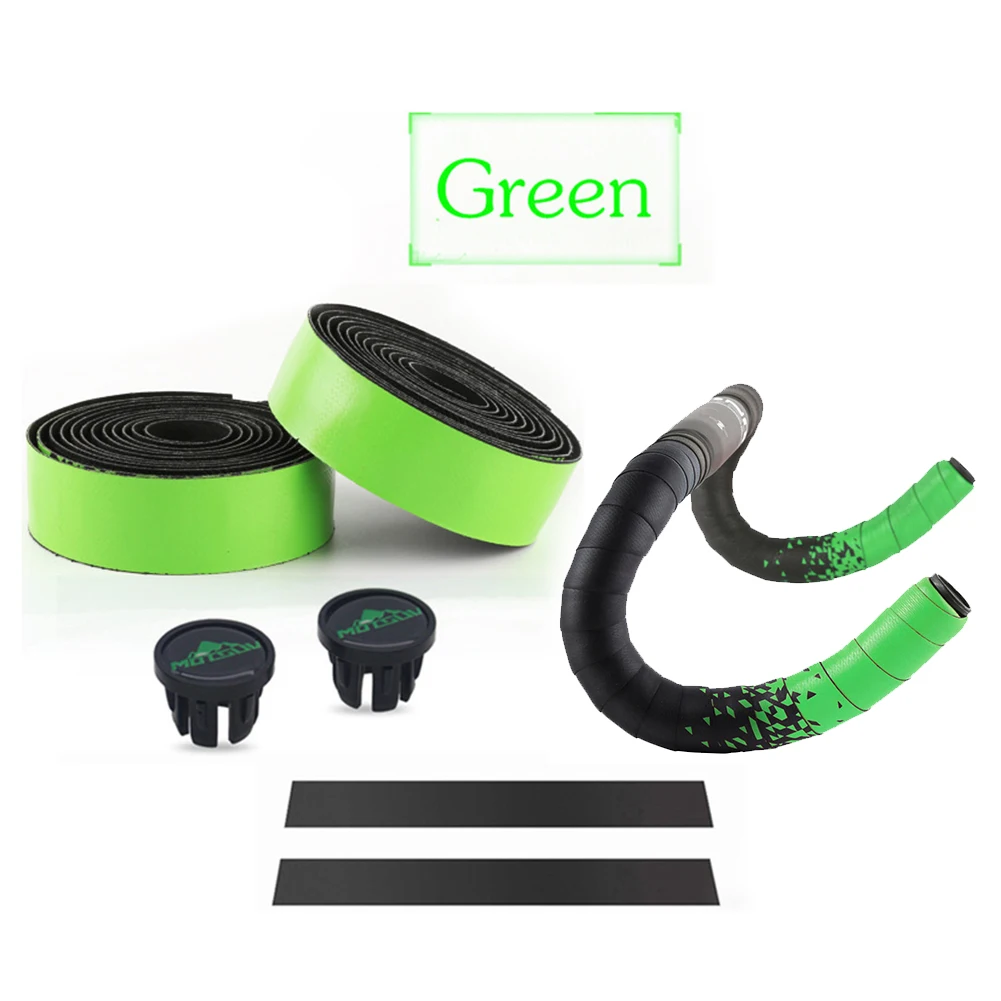 

Road bike Bicycle handlebar tape Shock-absorbing Wrap Handblebar end cover