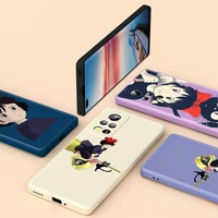 cute cartoon anime girl for honor 50 se 30 30s 20 20i 20e 10x 10 9x 9c 9s lite 5g pro liquid silicone soft cover phone case