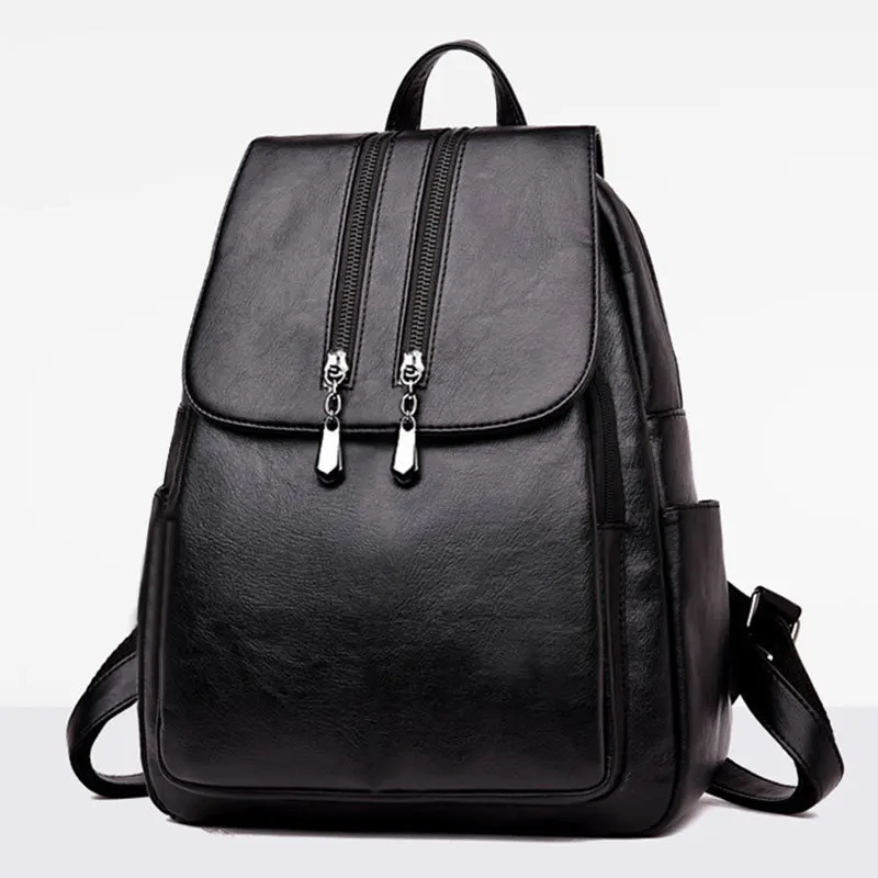 Женский рюкзак для путешествий отдыха черный и красный цвета 2019|Женские рюкзаки|