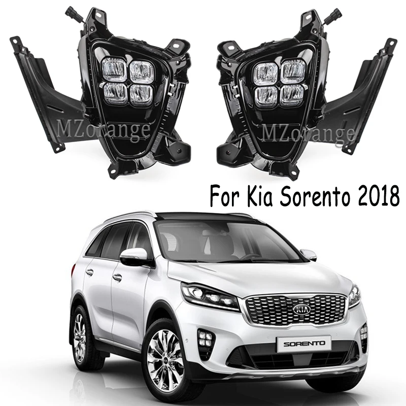 Для Kia Sorento головной светильник светодиодный DRL противотуманный светильник s дневные ходовые огни Противотуманные фары головной светильник s Дневной светильник противотуманный светильник s