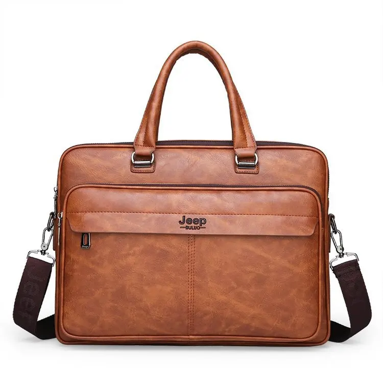 Портфель мужской кожаный деловой роскошный винтажный саквояж на плечо