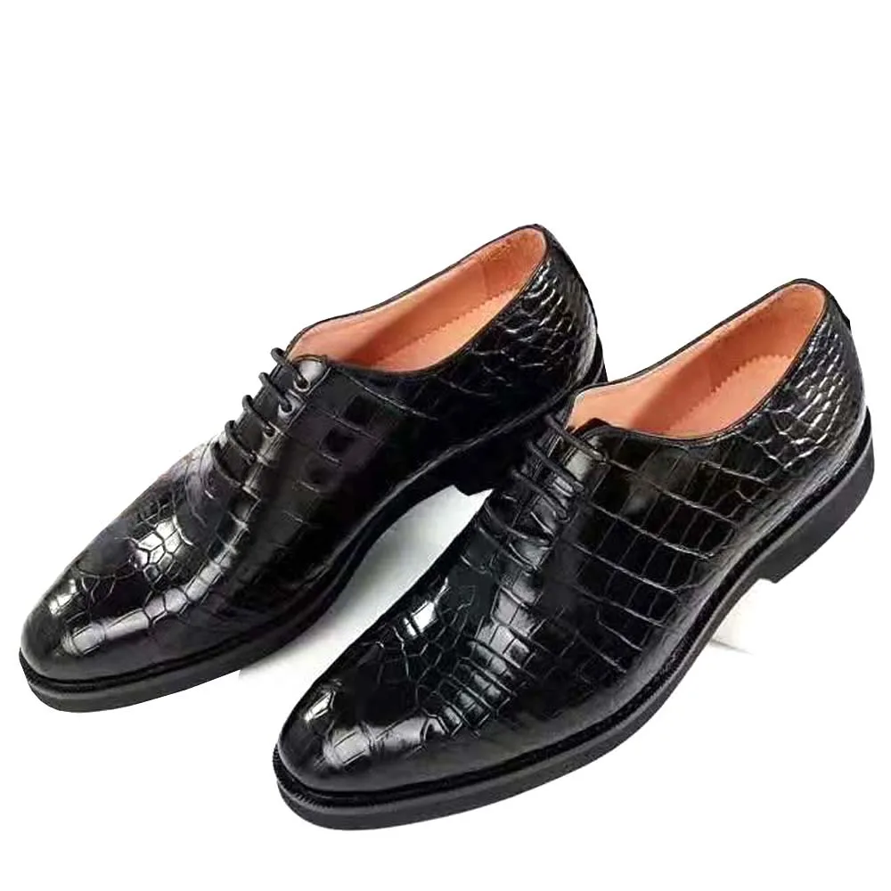 

ouluoer men formal shoes male dress shoes men crocodile leather shoes men crocodile shoes wedding shoes get marry shoes man