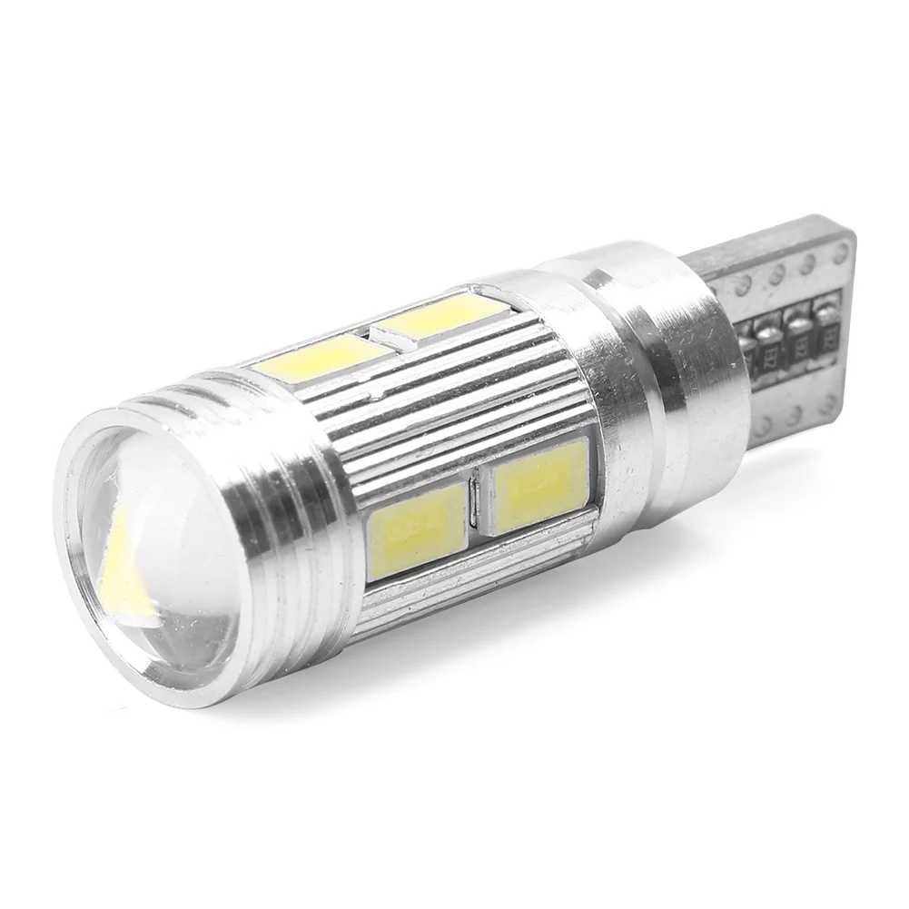 1 шт. Автомобильные светодиодные лампы T10 5630 10SMD 12 В