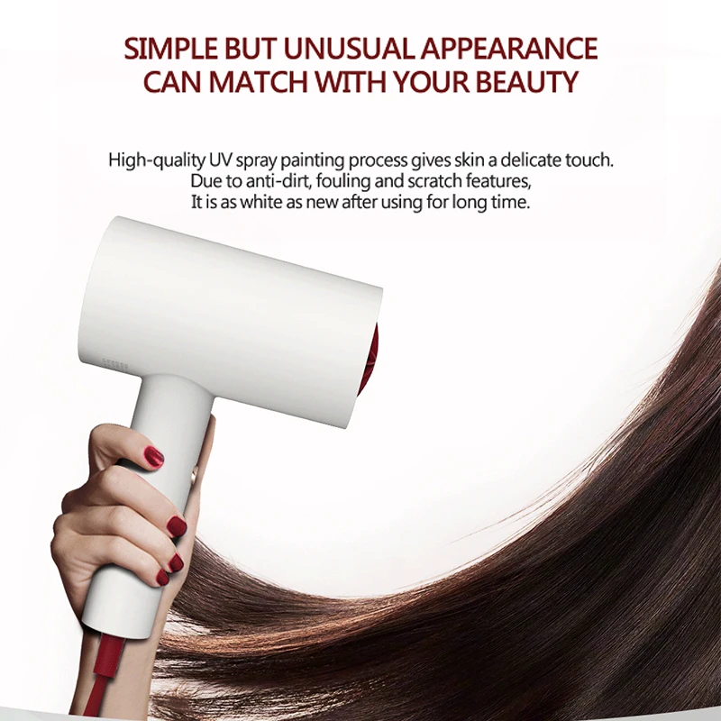 Профессиональный электрический фен для салона портативный с мощным ветром и