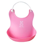 Нагрудник детский силиконовый, мультяшный фартук, водонепроницаемый