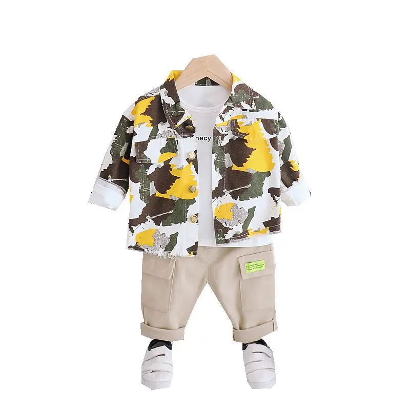 3 шт./компл. детская хлопковая куртка спортивный костюм для девочек и мальчиков на