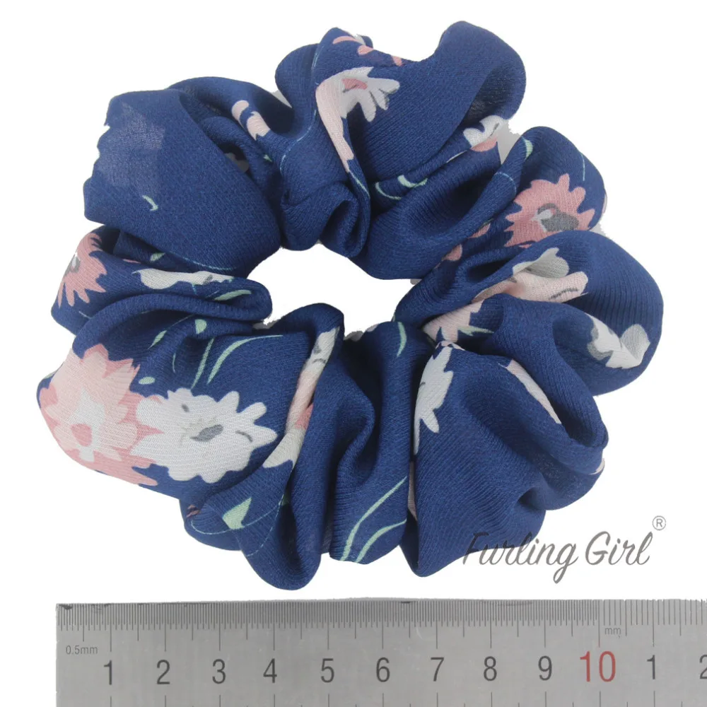 Шифоновая резинка для волос Furling Girl 1 шт. резинки с цветочным рисунком заколки