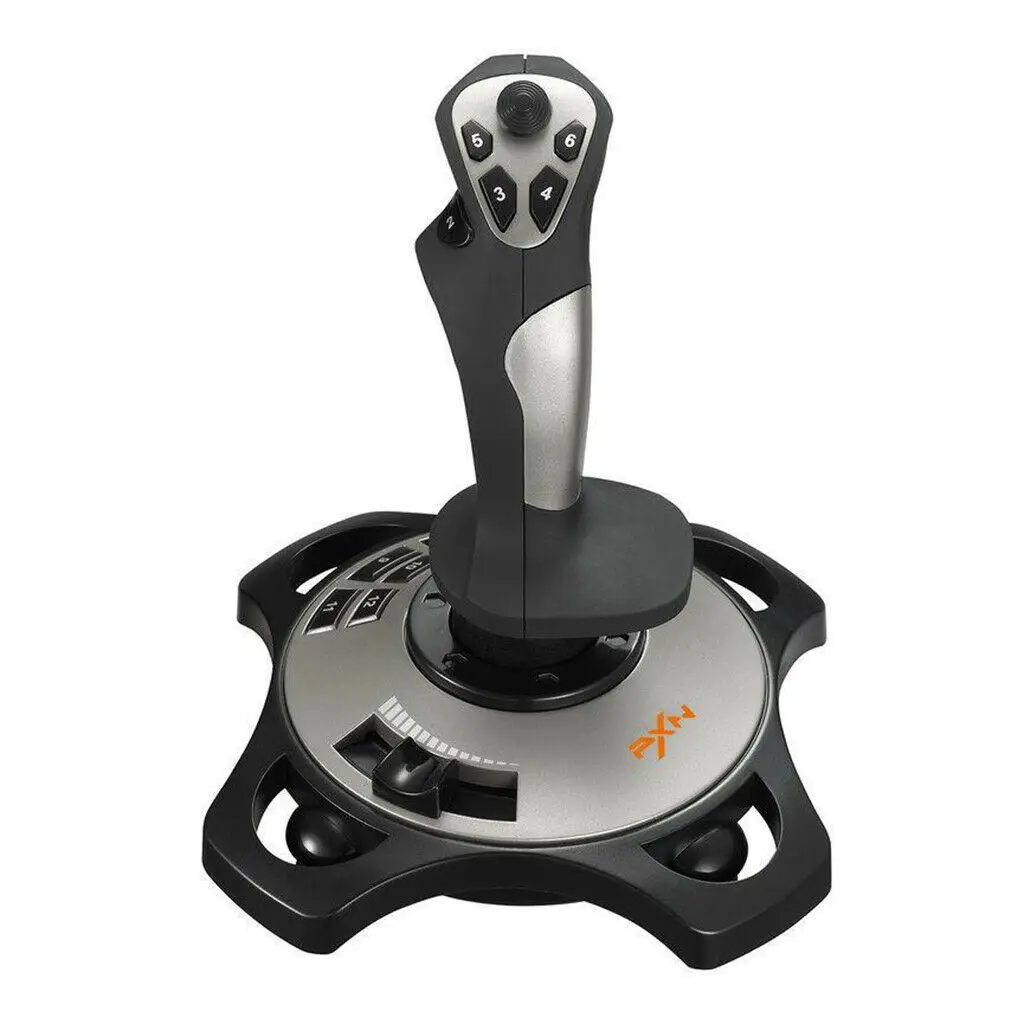 

PXN-2113 USB Flight Vibration Simulator Gaming Controller Joystick Rocker 8 Direction Caps For PC Windows