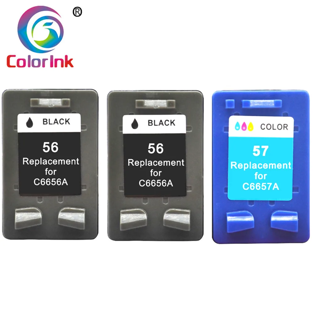Сменные чернила для принтера hp 56 XL 57 Deskjet 450CI 5550 5552 7150 7350 7000 2100 220|Чернильные