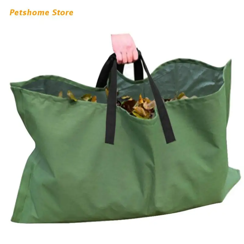 

Садовые мешки для отходов LX9C, водонепроницаемые холщовые ловушки для листьев, контейнер для двора, газона, листьев, для путешествий, кемпинг...