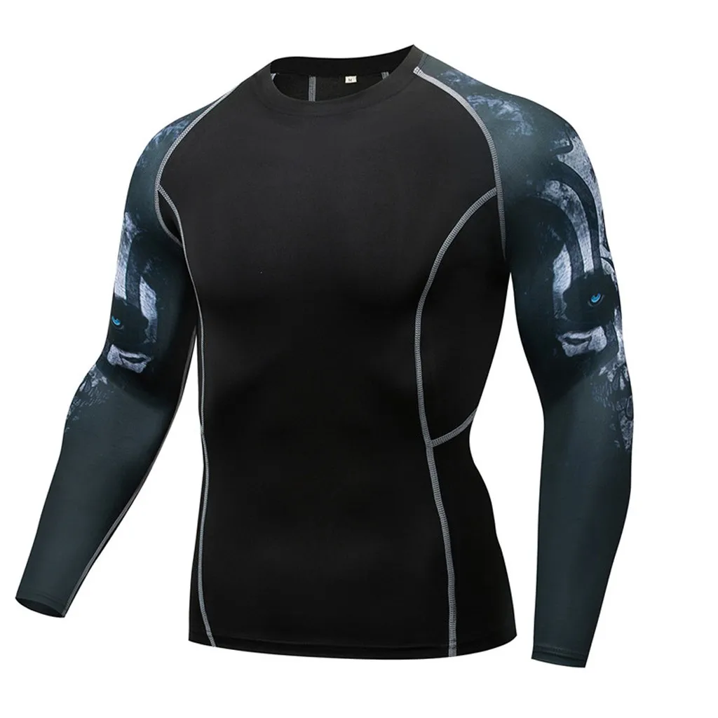 Корсет мужской из полиэстера с длинным рукавом и принтом | Мужская одежда