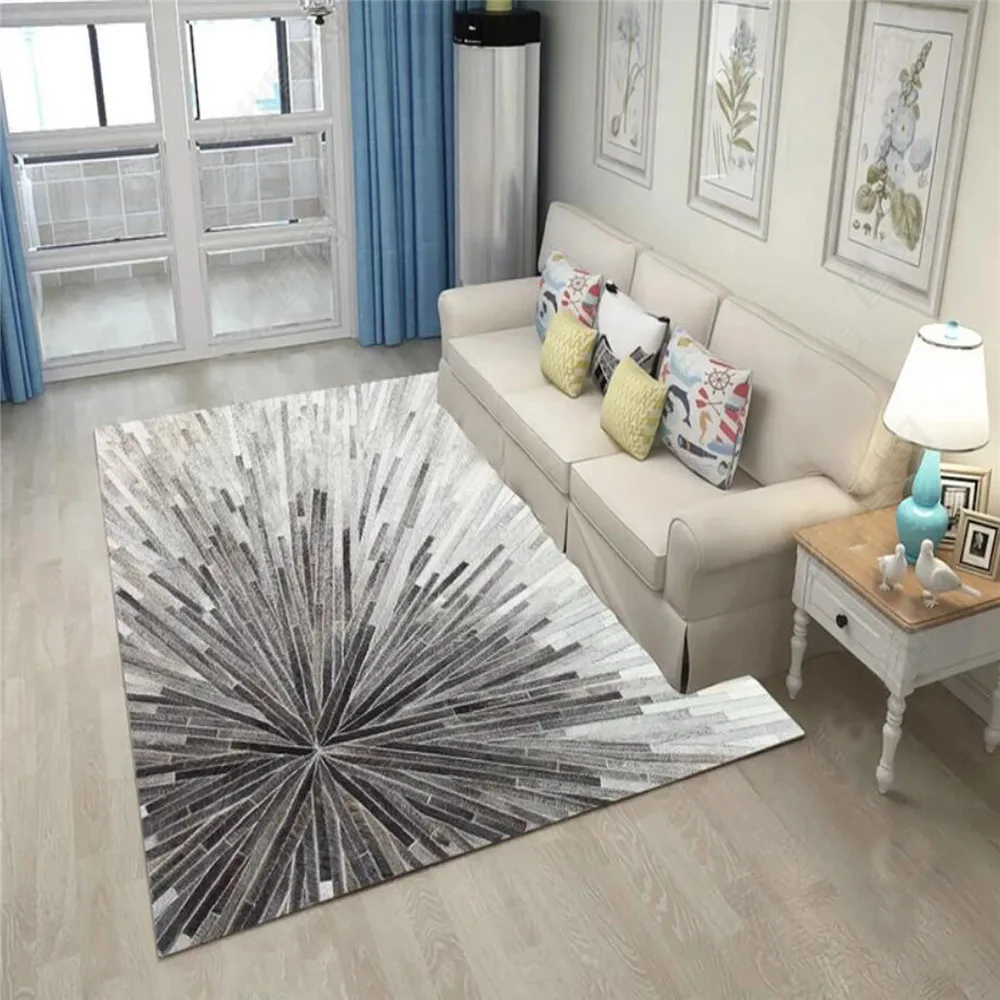 Ковер в скандинавском стиле для гостиной прикроватный ковер геометрический