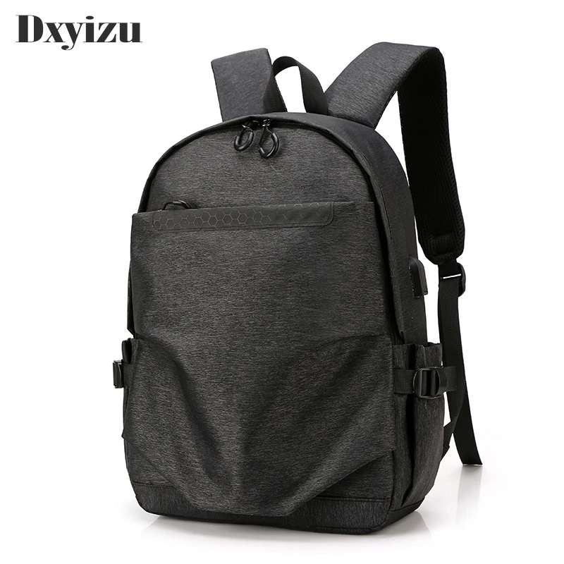 

New School Fashion Men's And Women's Backpack Bag Waterproof Backpack Men's External Usb Charging Bag Travel Business Computer