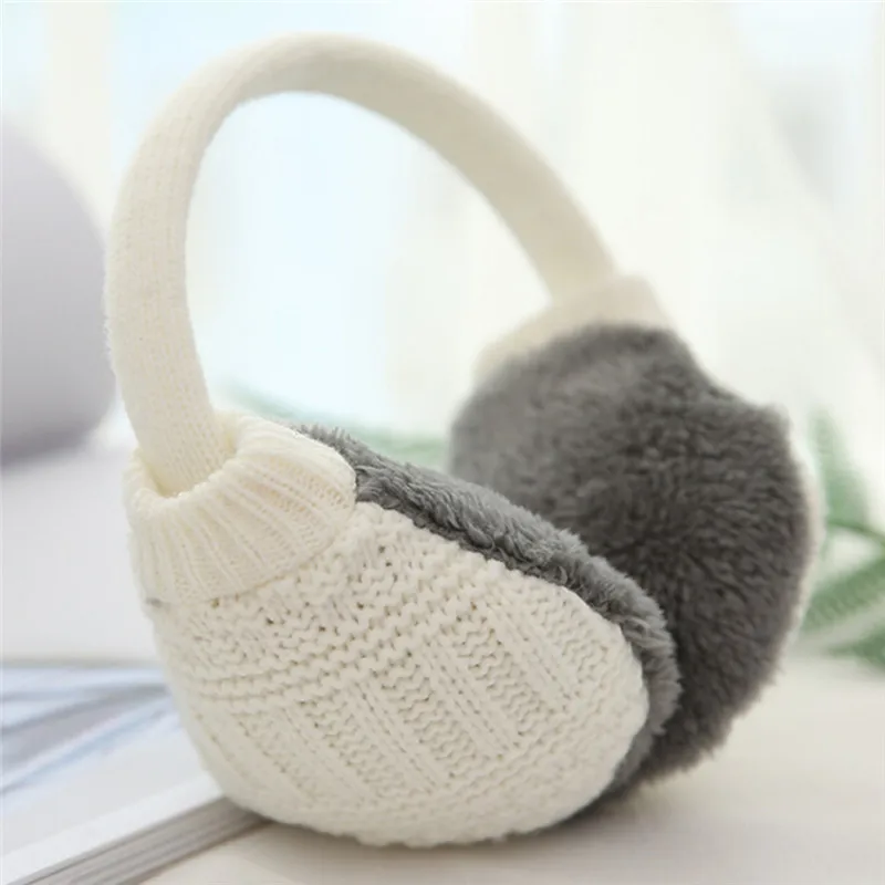 

Winter Outdoor Knitted Earmuffs Casual Warmers Gifts Knit Ear Protector Covers