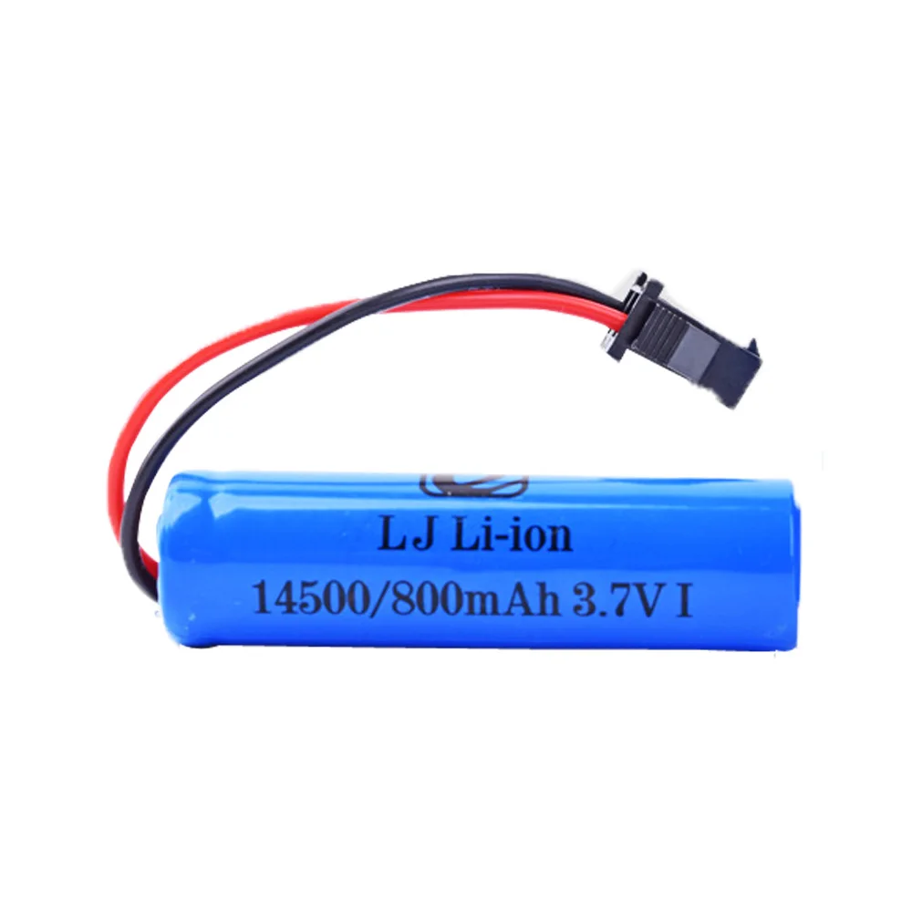 14500 battery 3 7v 800mah lipo battery and charger set for c2 d828 rc stunt dump car toy accessory 3 7 v rc battery sm 2p plug free global shipping