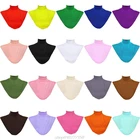 Накладной воротник-хомут Женский, мусульманский, с высоким воротником, яркий, однотонный, MY31 21, Прямая поставка