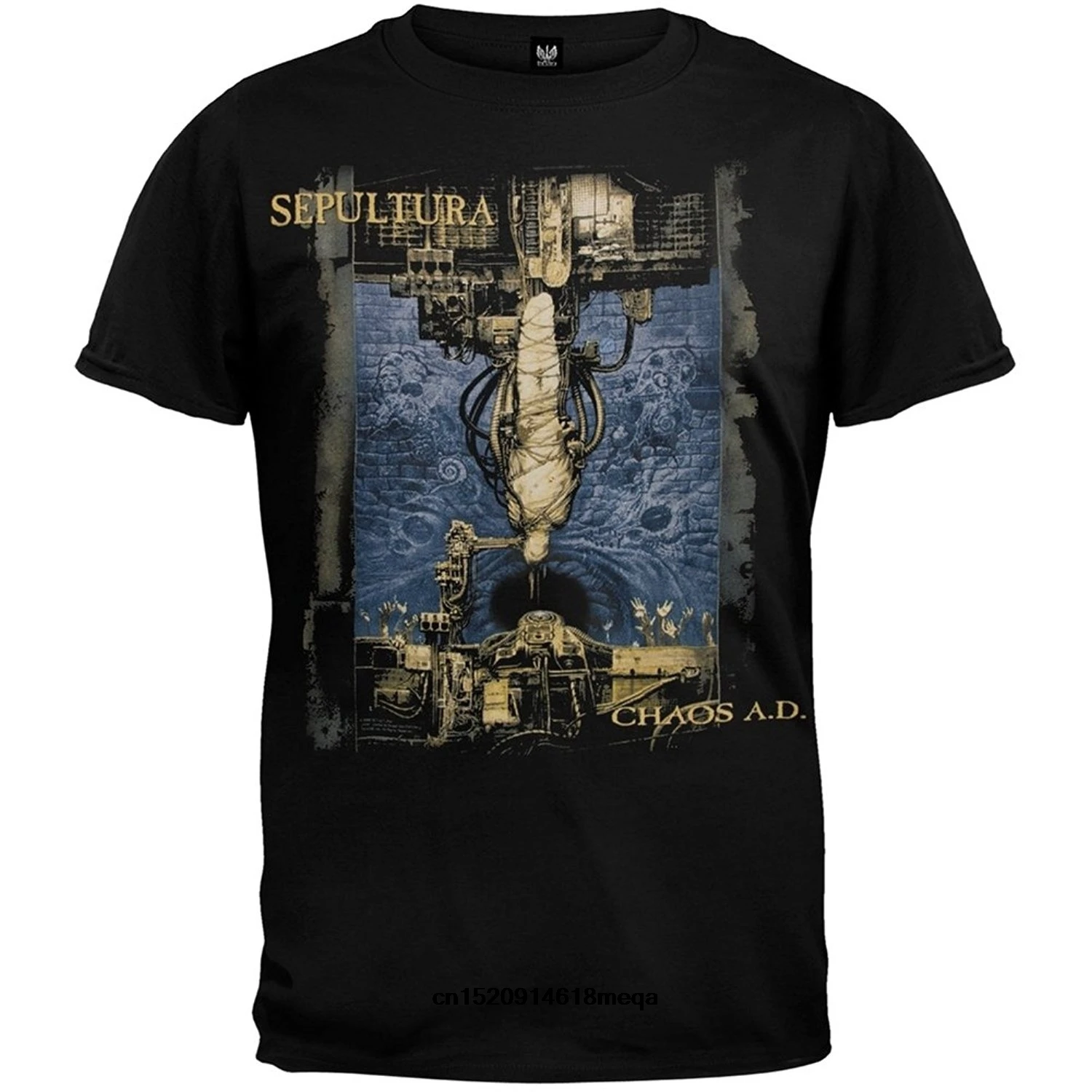 Футболка Sepultura Chaos мужская летняя футболка|Мужские футболки| |