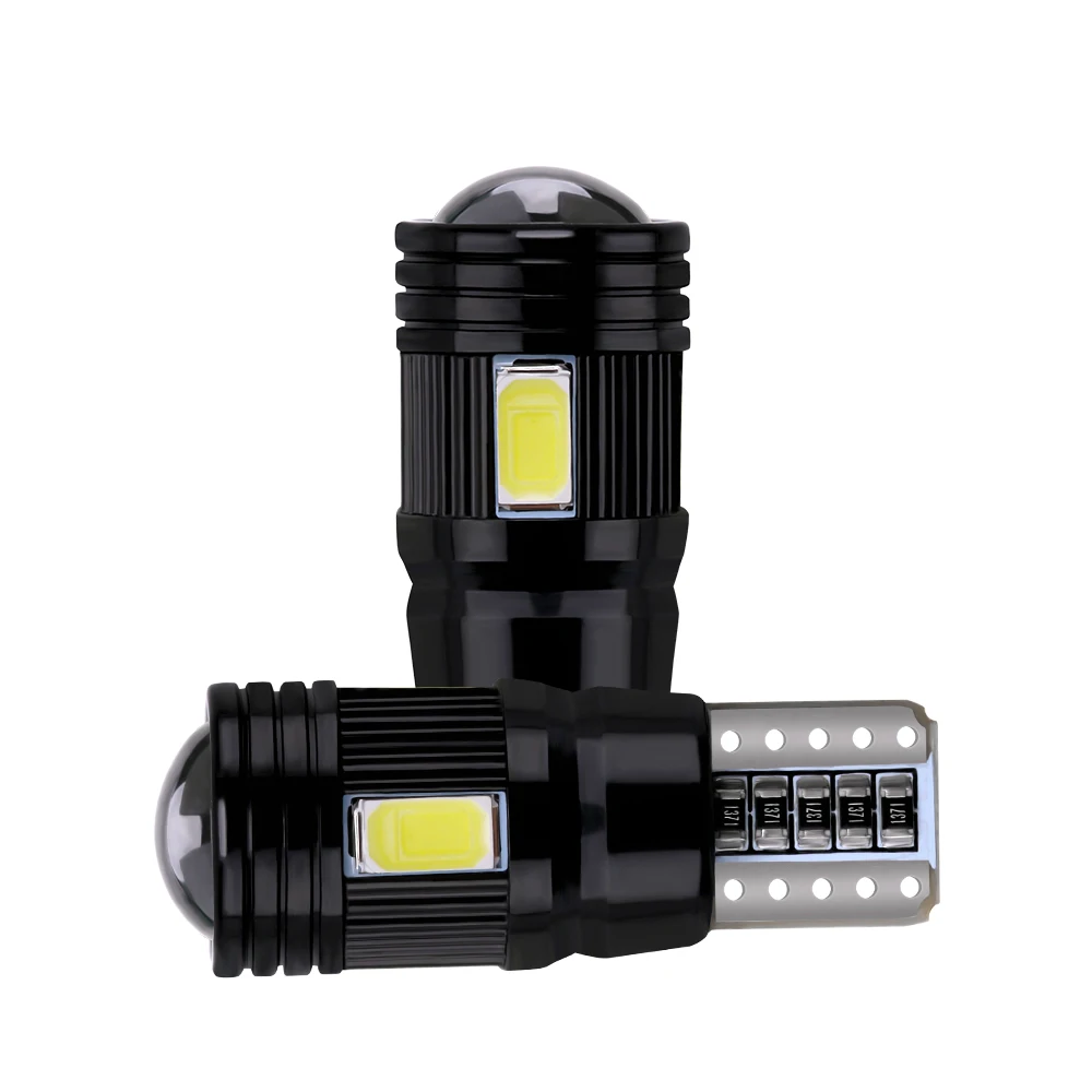 2 шт. T10 W5W 194 5630 Светодиодный автомобильные лампы 6 SMD HID CANBUS безошибочный