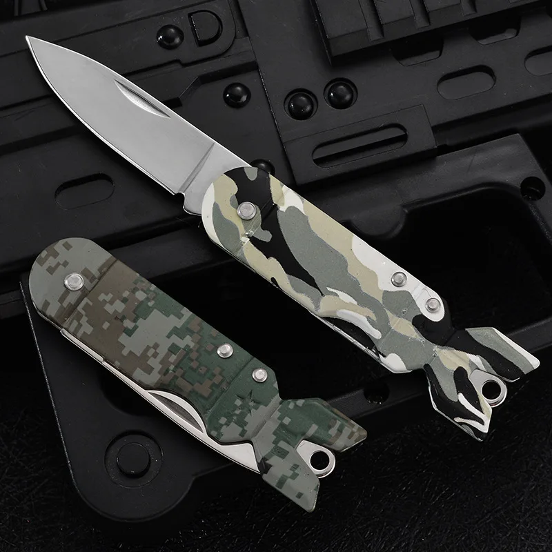 

Folding Knife Tactical Knife Mini Pocket Knife Multifunctional Survival Knife Pocket Folding Knife Key Knife Straight Knife