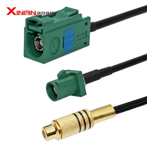 10Pcs RF Connector RCA Female JACK to Fakra SMB E Male Female Adapter RG174 Y Type Splitter Combiner Cable 1 to