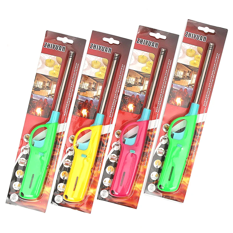 Butane Lighter Candle Multi-purpose for Kitchen Fireplace Pilot Light BBQ Stove Gas Color Randomly | Дом и сад