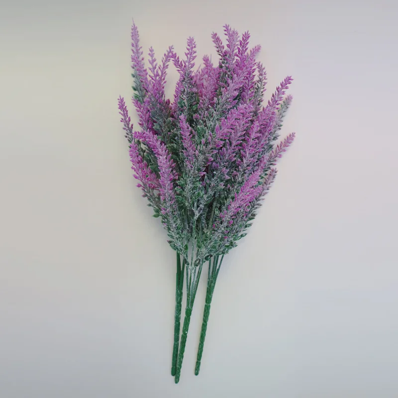 25 головок/Букет романтика Прованс искусственный цветок фиолетовый букет лаванды